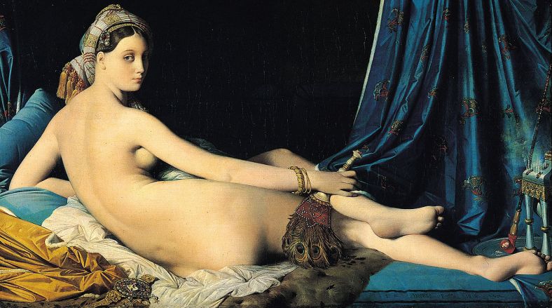 The Grand Odalisque by Jean Auguste Dominique Ingres, oil on canvas